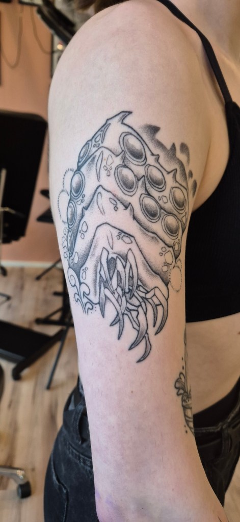 Healed tattoo parantunut tatuointi