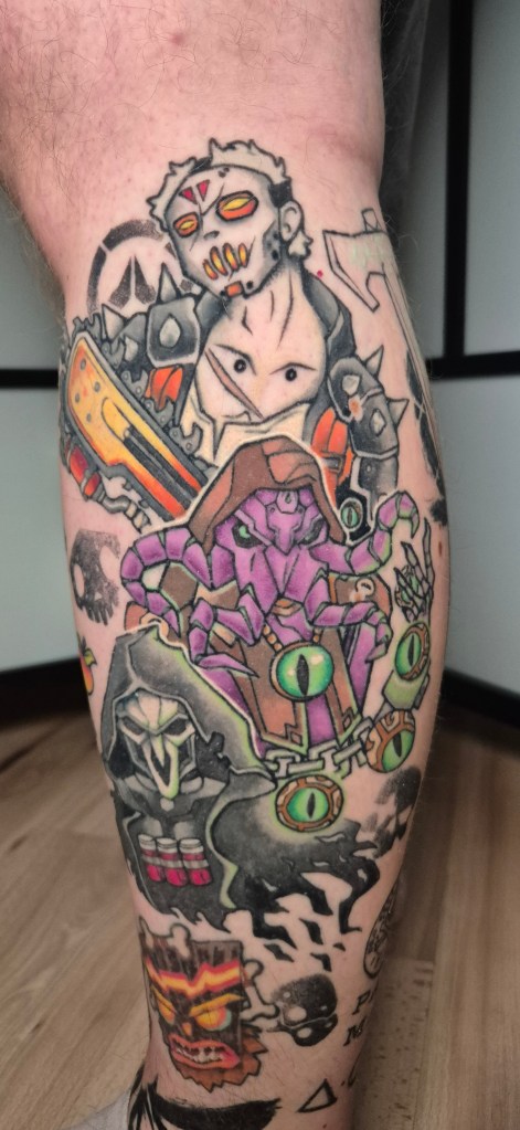 Healed tattoo parantunut tatuointi