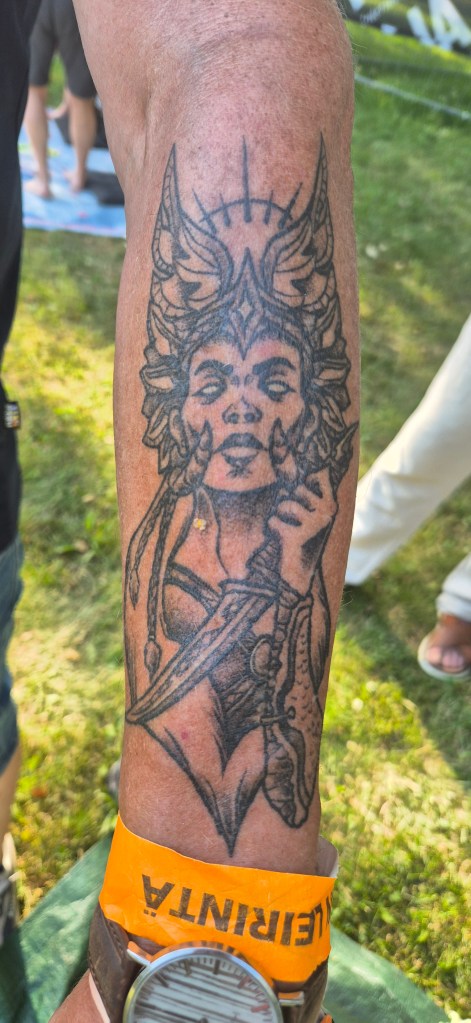 Healed tattoo parantunut tatuointi
