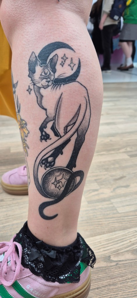 Healed tattoo parantunut tatuointi