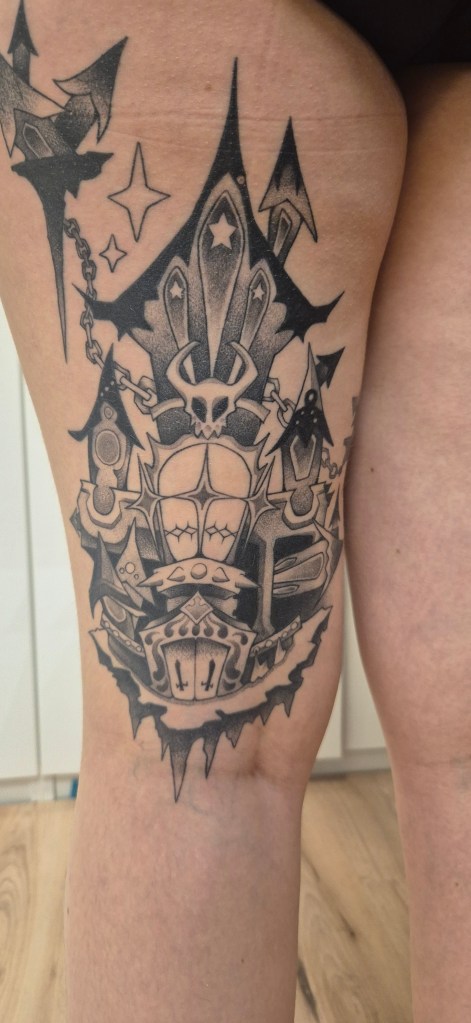 Healed tattoo parantunut tatuointi