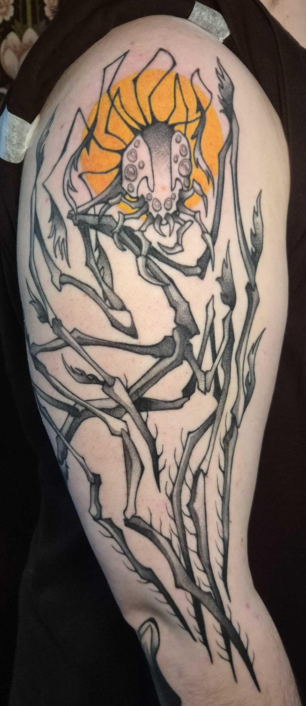 Tattoo. tatuointi. arikatora, healed